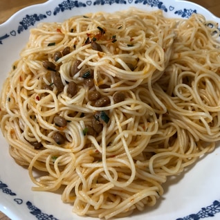 リピート必至⭐麻婆納豆そうめん